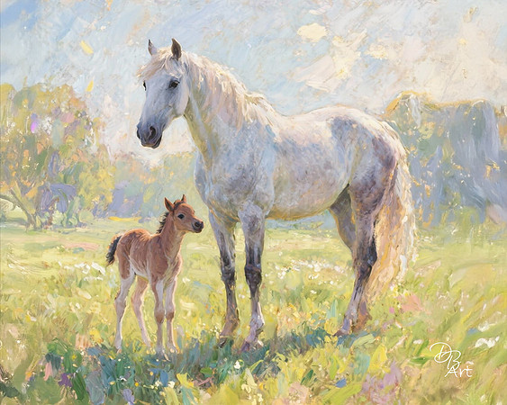 Mare and foal