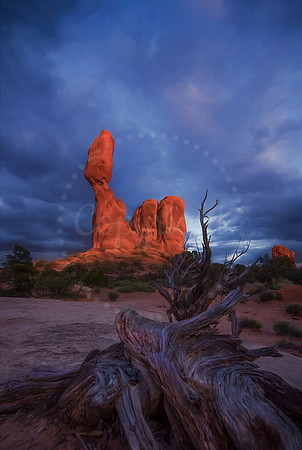 Balanced Rock Sunset