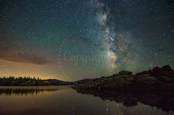 Milky Way over 11 Mile Reservoir