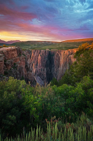 Black Canyon National Park Sunset